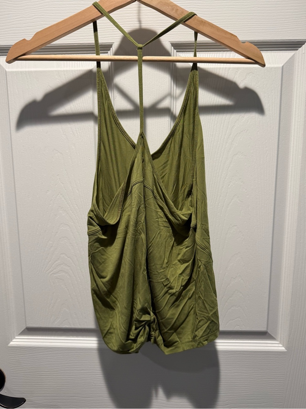 lululemon athletica Olive Green Draped Tie-Back Tank - Picture 5 of 7